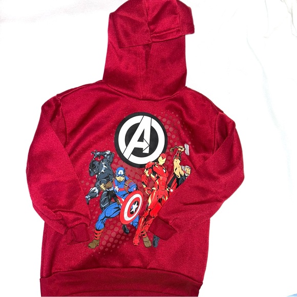 Red Avengers Hoodie and Pants Set NWOT - Picture 2 of 6
